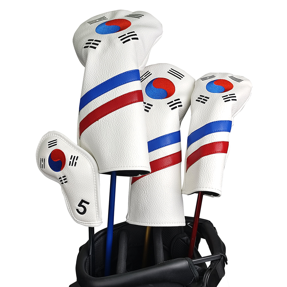Golf Equipment Nearby - Korea Patriotic Golf Head Covers Set