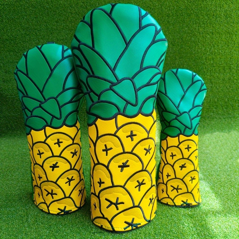 Golf Equipment Nearby - Pineapple Golf Club Head Cover with