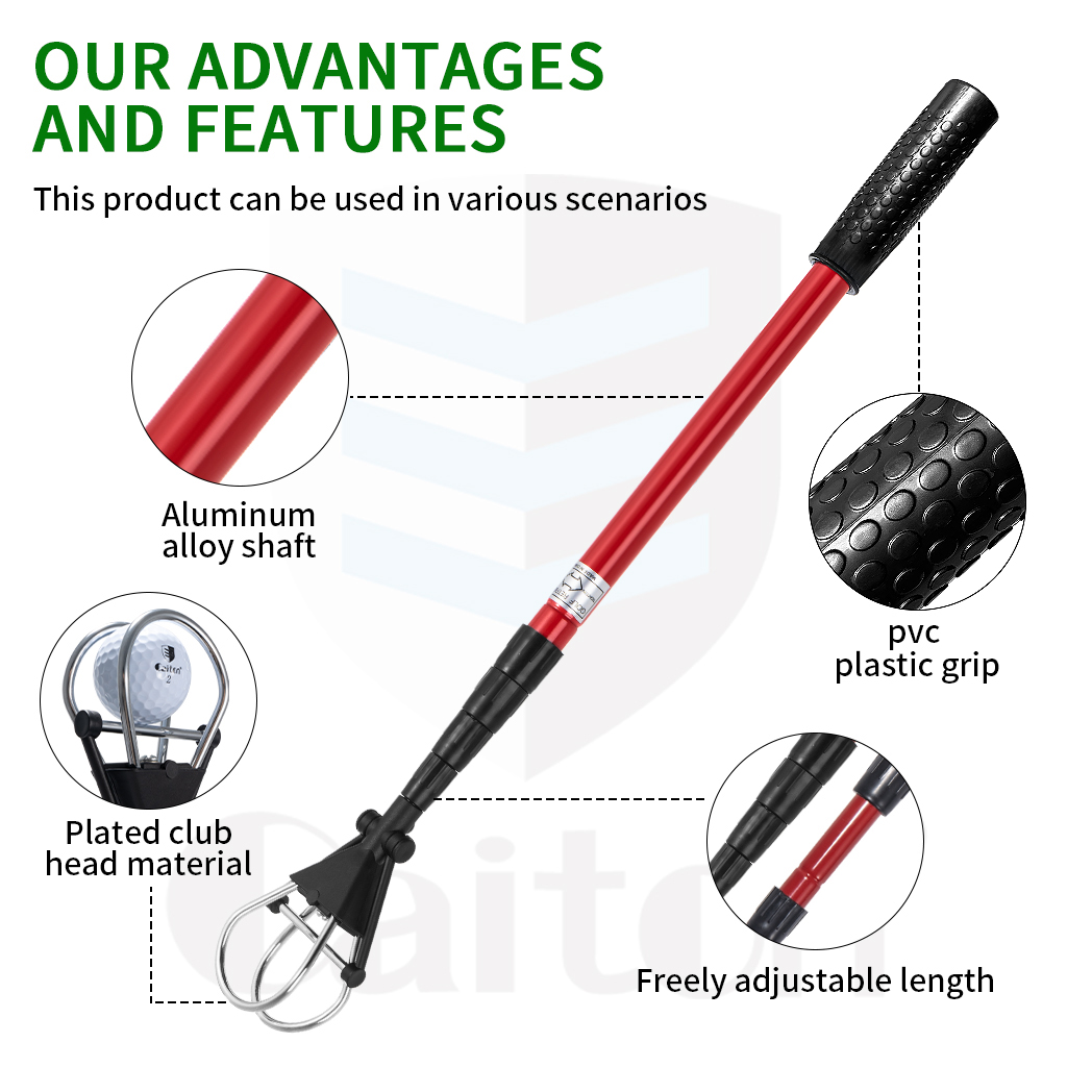 Caiton Golf Ball Retriever, Te - Golf Ball Premium ulasan dan harga