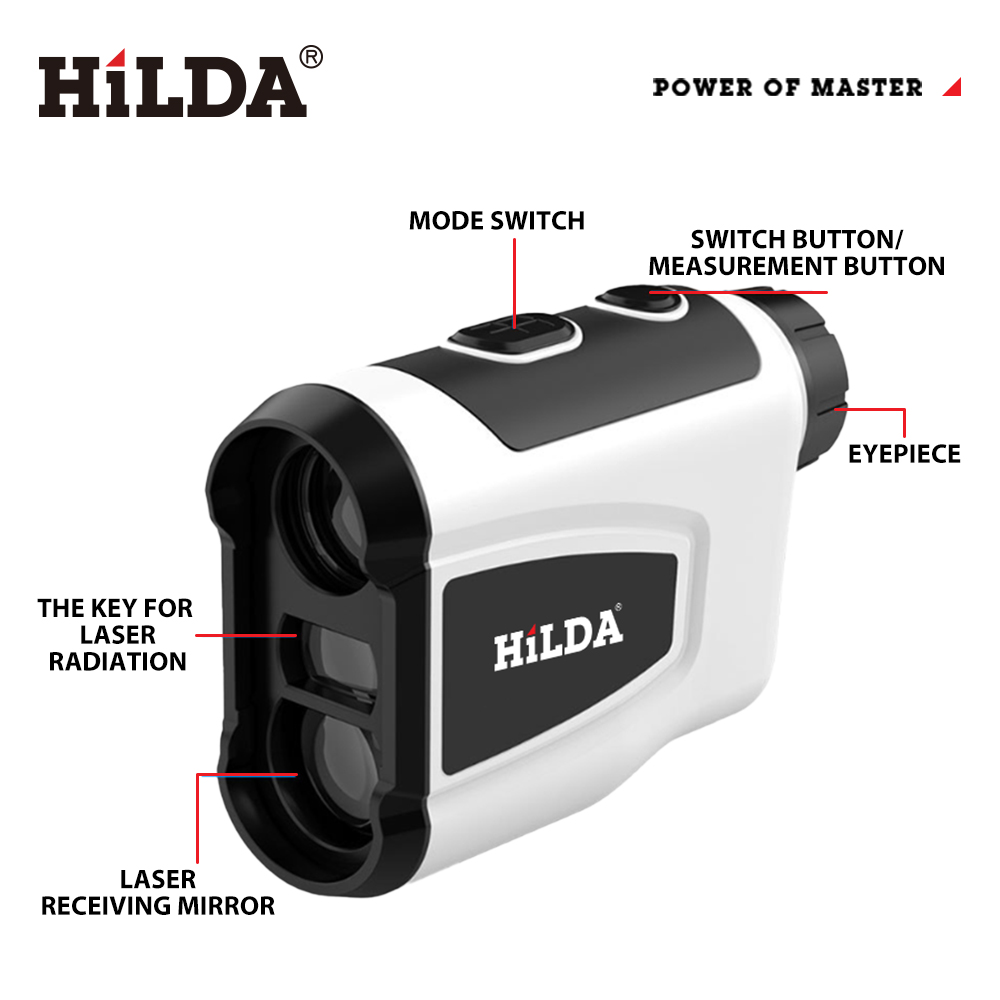 HILDA 800M Golf Laser Rangefin - Rangefinder Laser Golf ulasan dan harga