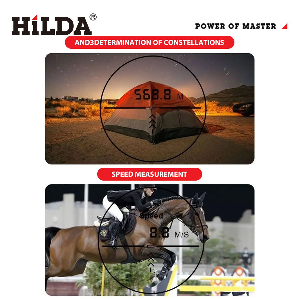 HILDA 800M Golf Laser Rangefin - Rangefinder Laser Golf ulasan dan harga