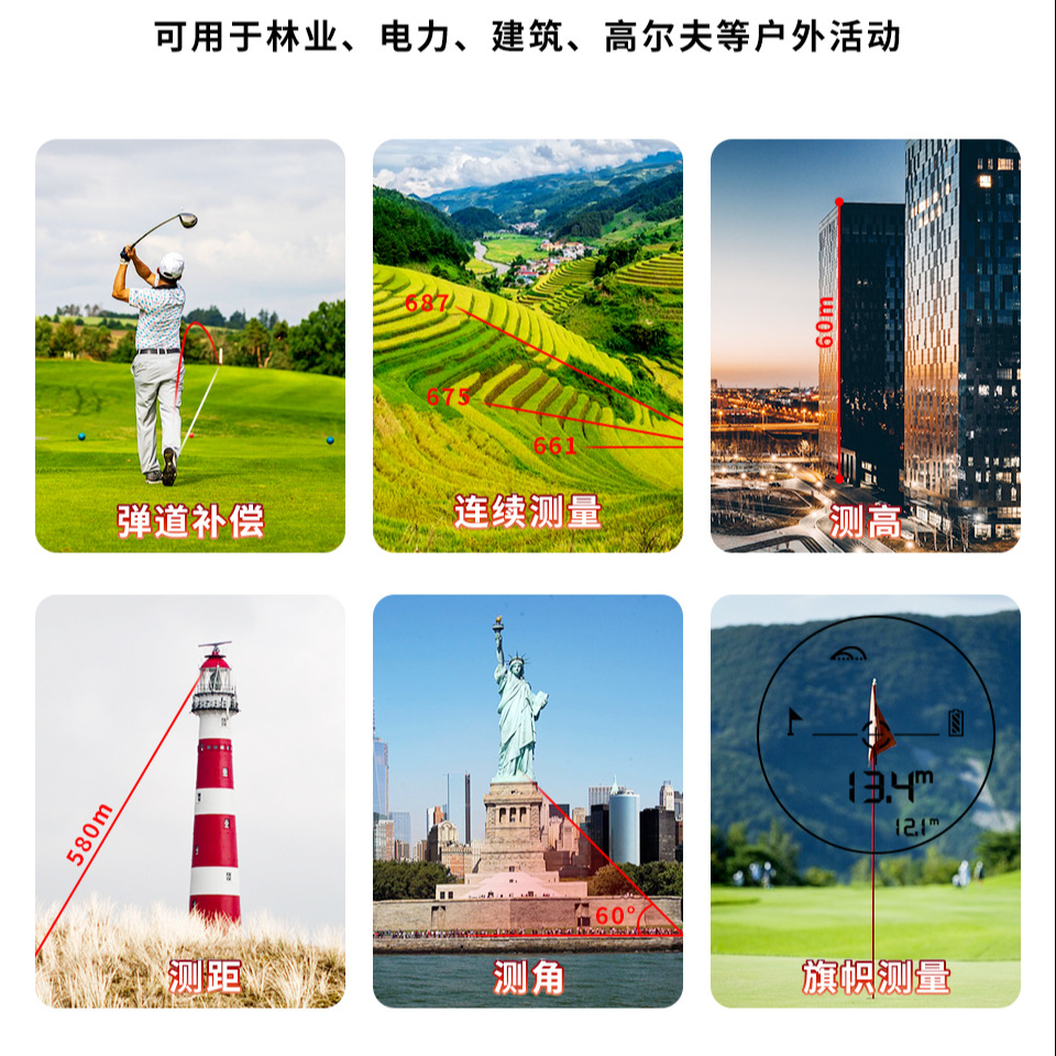 High Precision Golf Laser Rang - Rangefinder Laser Golf ulasan dan harga