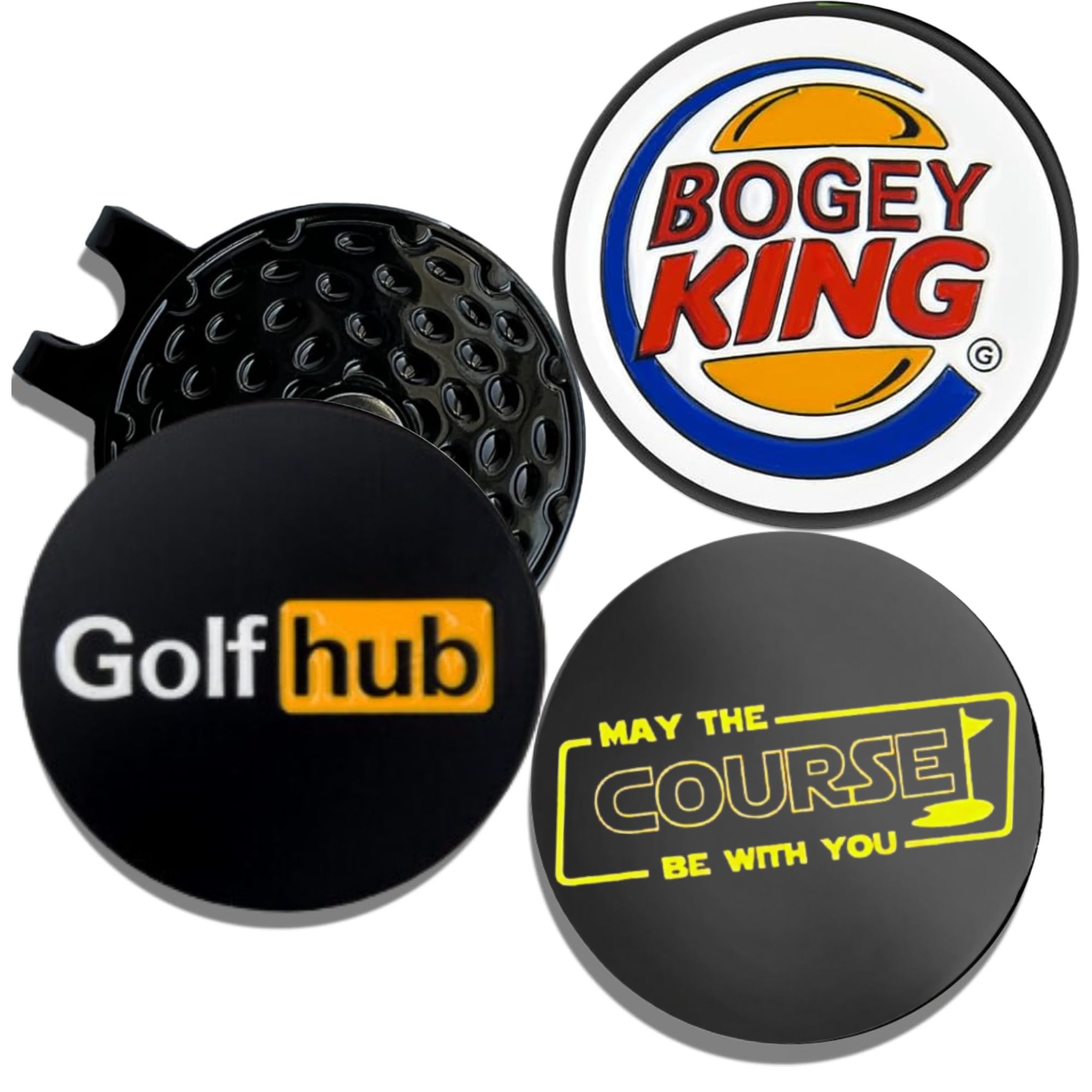 3 Pcs Funny Golf Ball Markers  - Golf Ball Premium ulasan dan harga