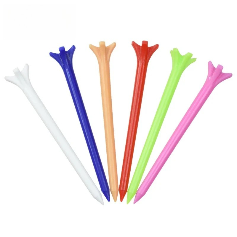 50pcs Golf Plastic Tees 70mm F - Golf Ball Premium ulasan dan harga
