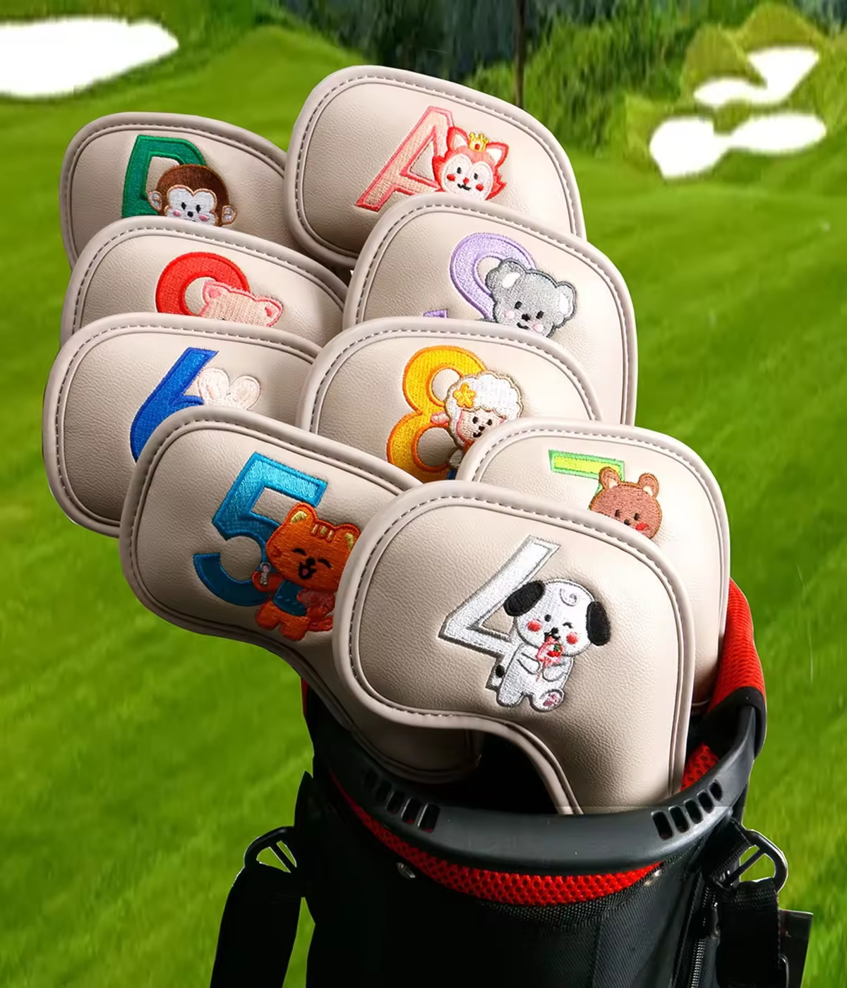 9Pcs Cute Cartoon Animal Golf  - Golf Equipment Nearby ulasan dan harga