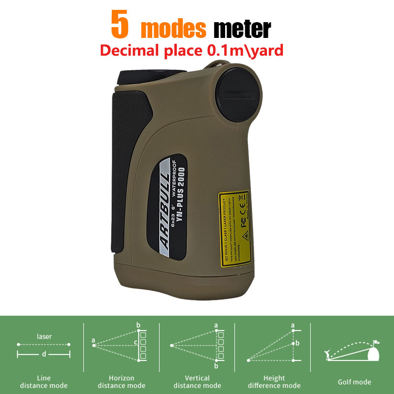 2000m Long Distance Laser Rang - Rangefinder Laser Golf ulasan dan harga