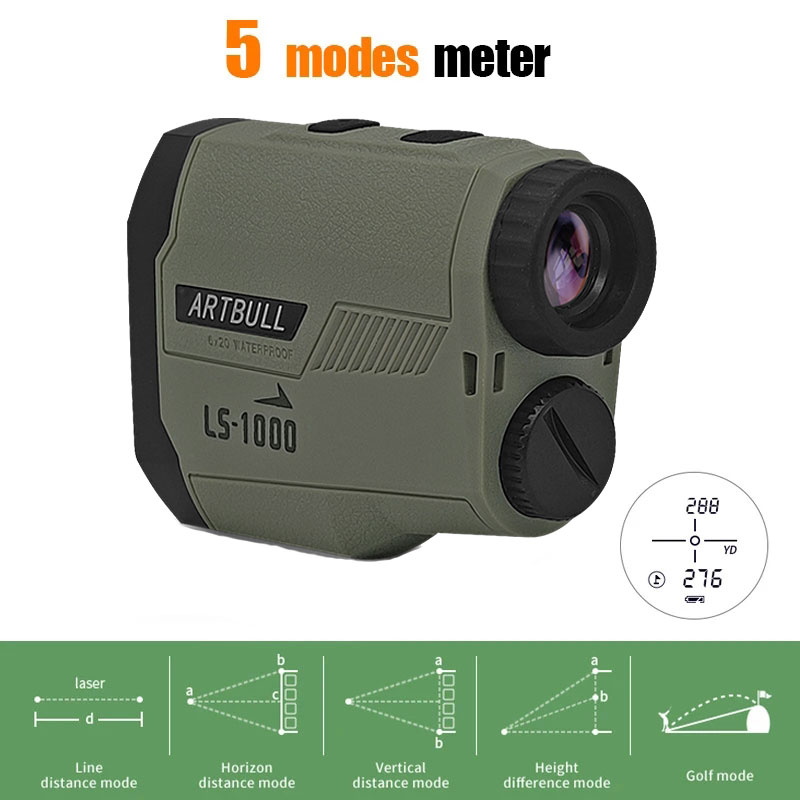 ARTBULL Laser Rangefinder Hunt - Rangefinder Laser Golf ulasan dan harga